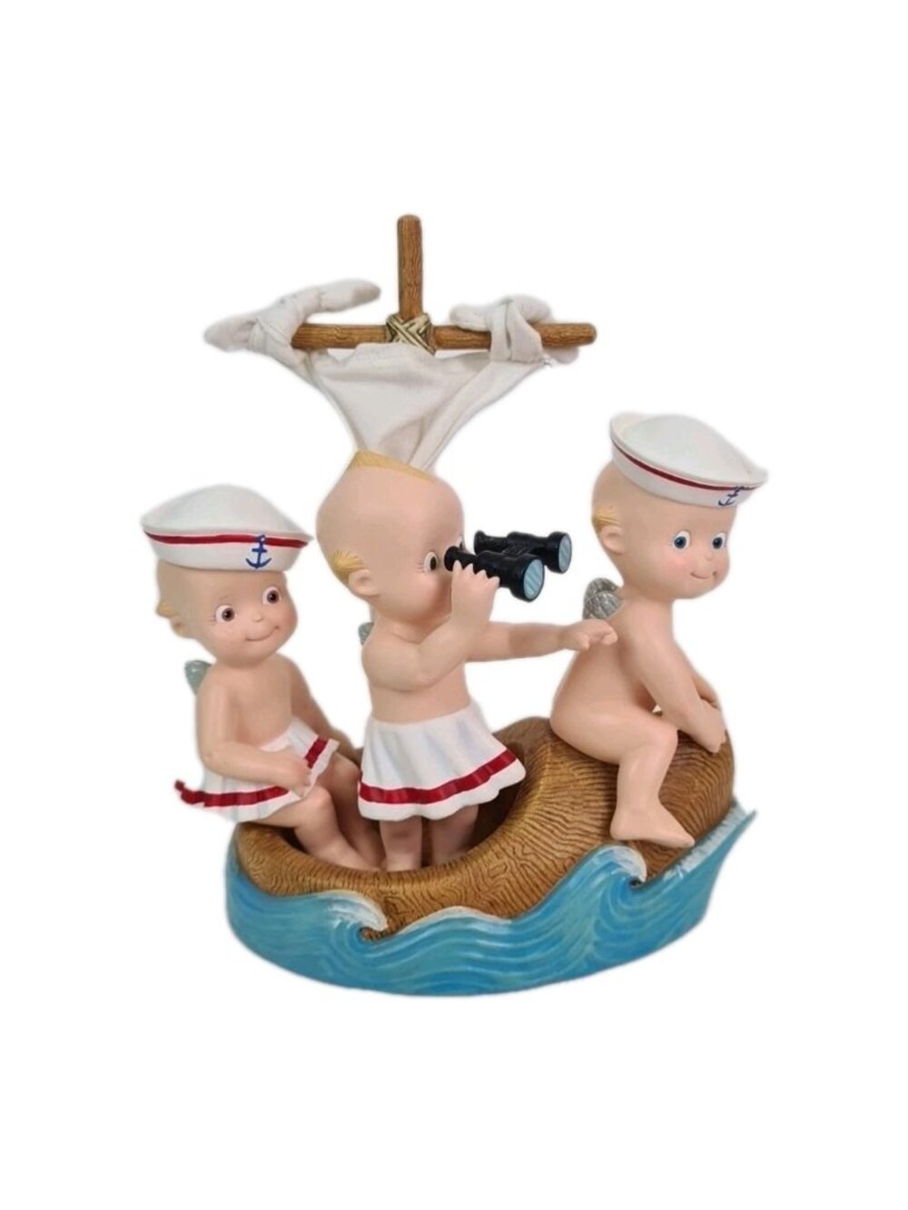 Jesco Sculpture Kewpie On The Open Sea from 2000 Collectible Figurine Vintage
